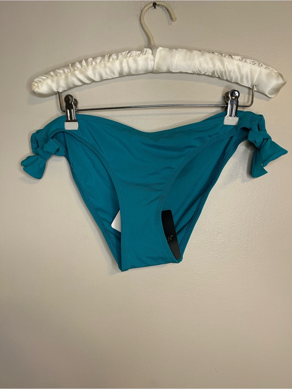 JETS tie side pant caribbean teal swim bikini bottoms NEW